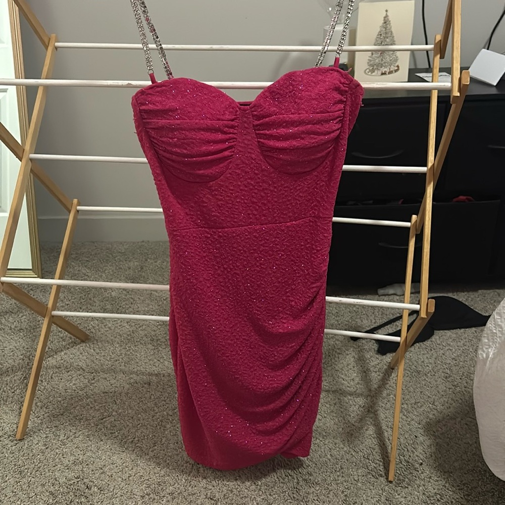 Windsor sparkly pink dress